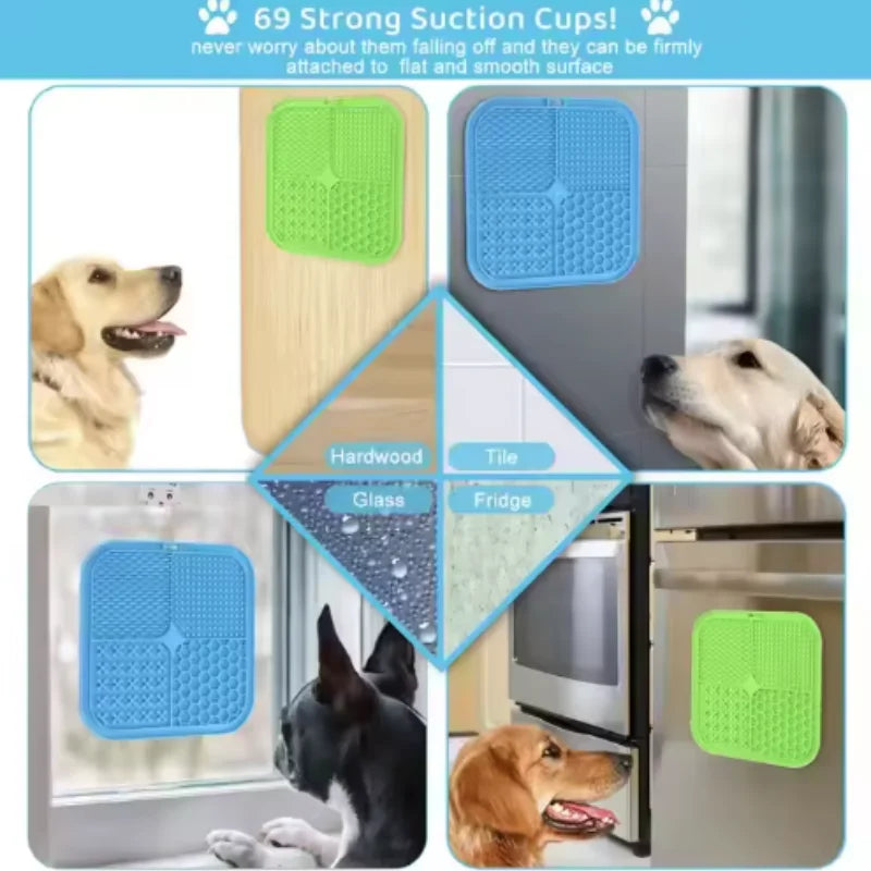 Moku LickMat – Alfombrilla de Lamer de Silicona para Perros | Alimentación Lenta y Entretenimiento 🐶👅