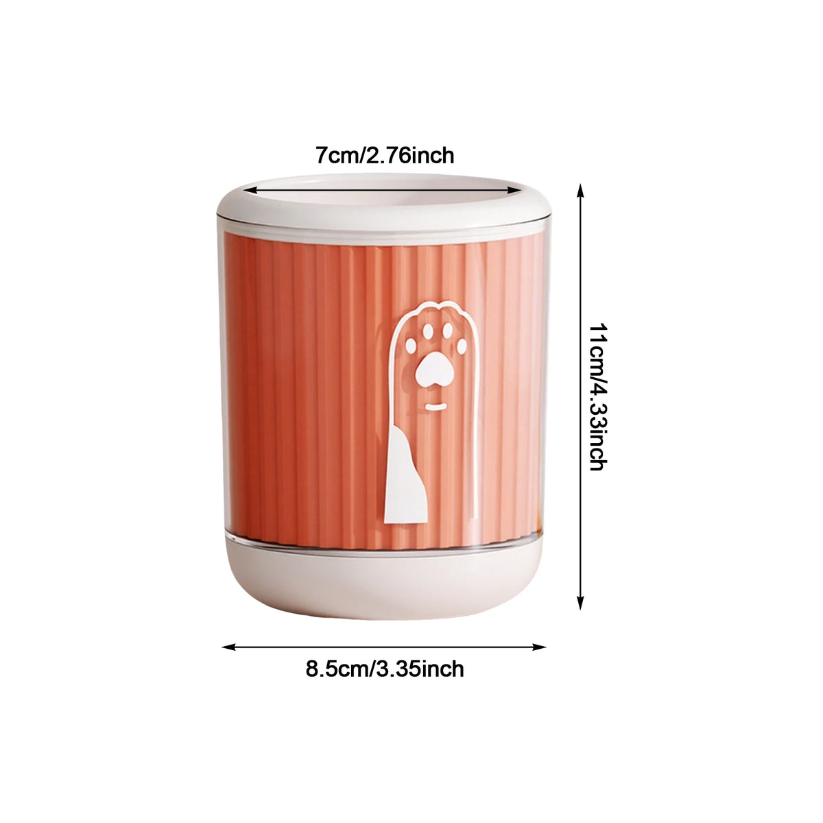 Moku PawClean – Limpiador de Patas para Perros | Cepillos de Silicona Suave para una Limpieza Rápida