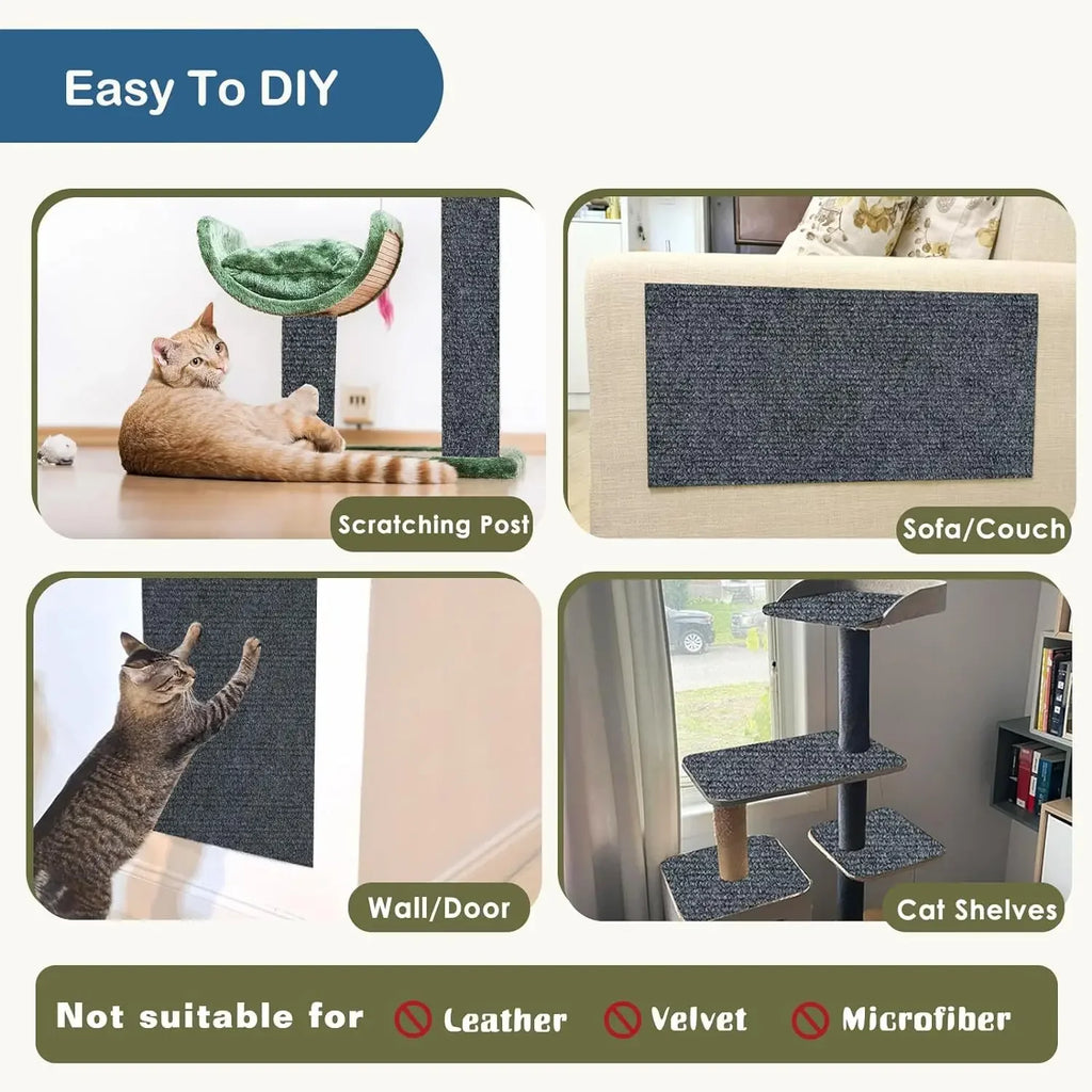 🐱 Moku Scratch – Protector Adhesivo Antirrasguños para Gatos | Protege tus Muebles y Paredes 🐱✨