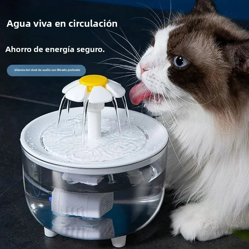 USB Electric Mute 1.2L Pet Water Fountain Automatic Cat Drink Bowl Filter Pet Drinking Dispenser Drinker For Cats Water Filter
