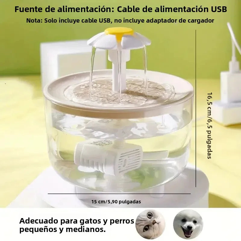 USB Electric Mute 1.2L Pet Water Fountain Automatic Cat Drink Bowl Filter Pet Drinking Dispenser Drinker For Cats Water Filter