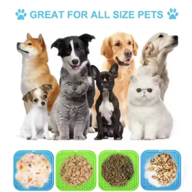 Moku LickMat – Alfombrilla de Lamer de Silicona para Perros | Alimentación Lenta y Entretenimiento 🐶👅