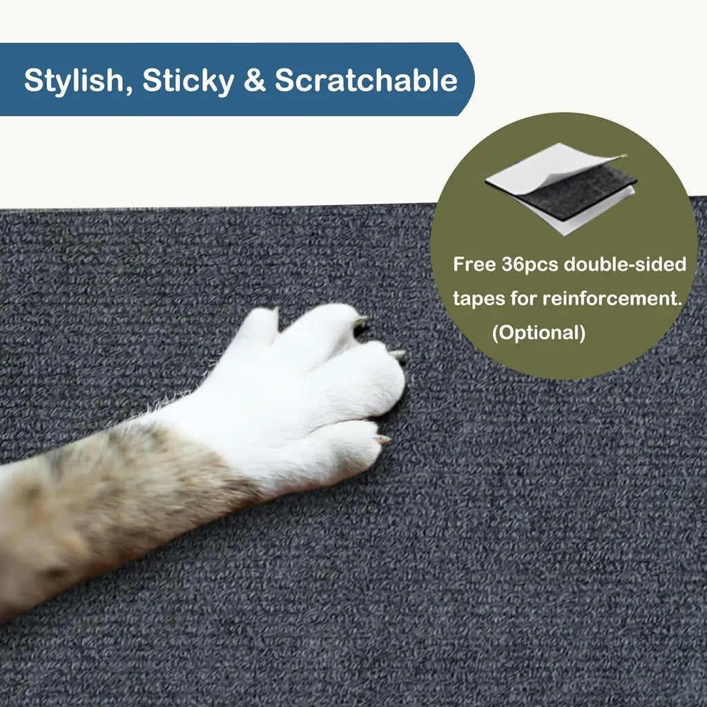 🐱 Moku Scratch – Protector Adhesivo Antirrasguños para Gatos | Protege tus Muebles y Paredes 🐱✨