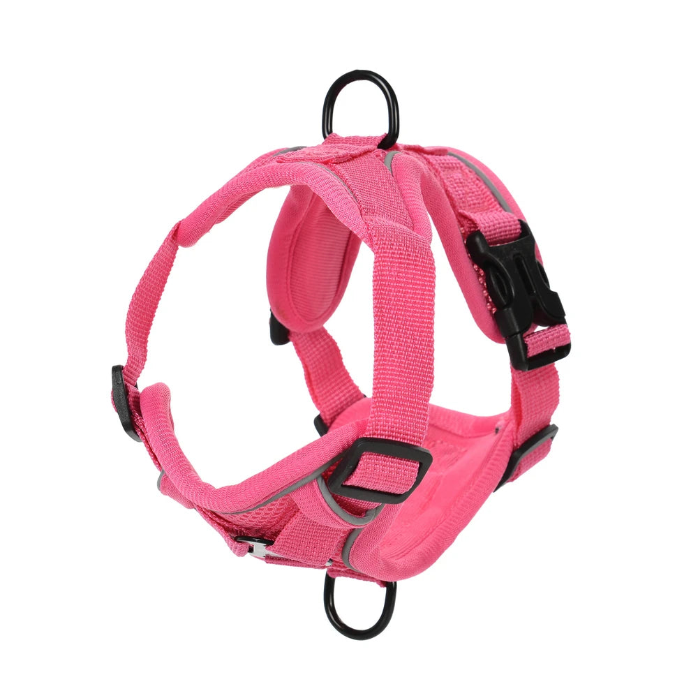 Dog Harness Leash Set For Small Medium Dogs Cat Hiking Adjustable Puppy Leash Reflective Harness Vest Chihuahua Pug Pet Supplies