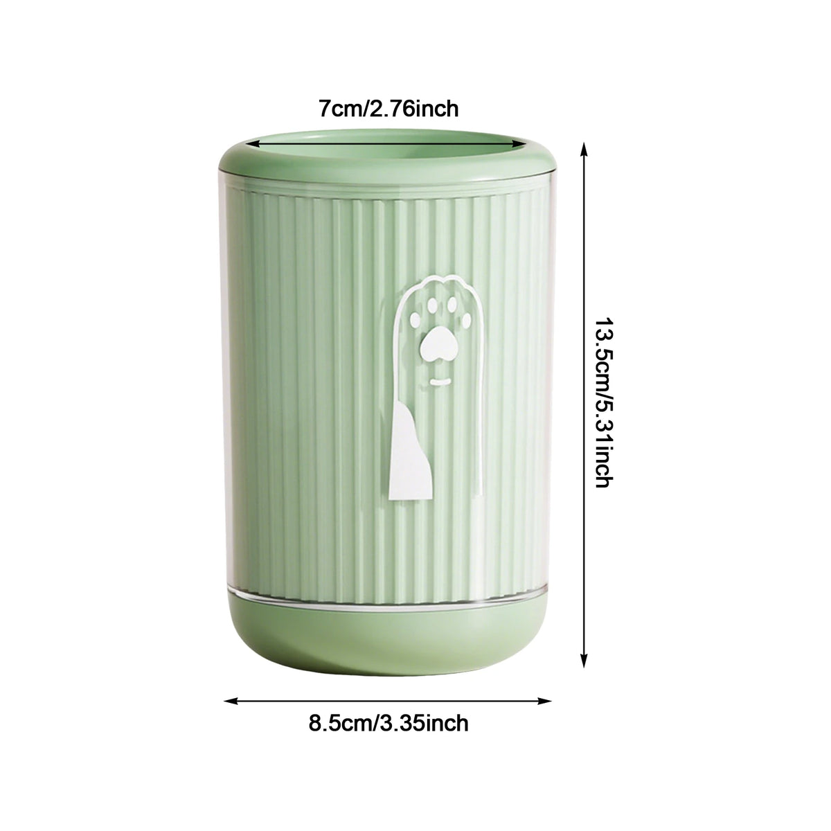 Moku PawClean – Limpiador de Patas para Perros | Cepillos de Silicona Suave para una Limpieza Rápida