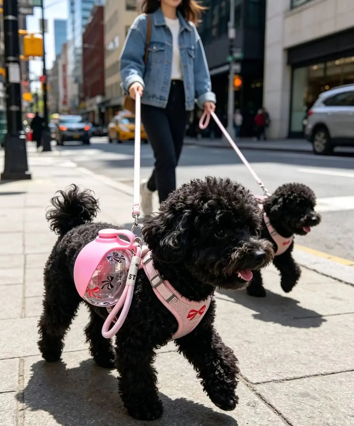 Moku HydroPaw – Botella de Agua Portátil para Perros | Bebedero Antiderrames para Paseos 🐶💧