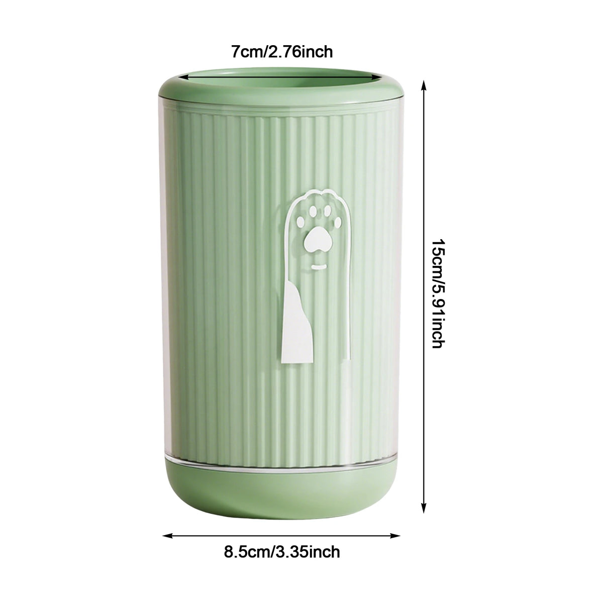Moku PawClean – Limpiador de Patas para Perros | Cepillos de Silicona Suave para una Limpieza Rápida