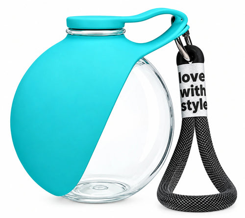 Moku HydroPaw – Botella de Agua Portátil para Perros | Bebedero Antiderrames para Paseos 🐶💧